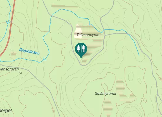 Karta over Tallmovägen