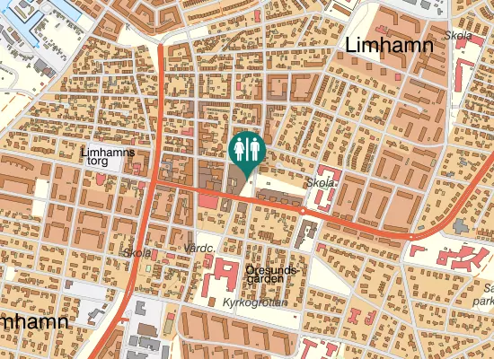 Karta over Idrottsgatan