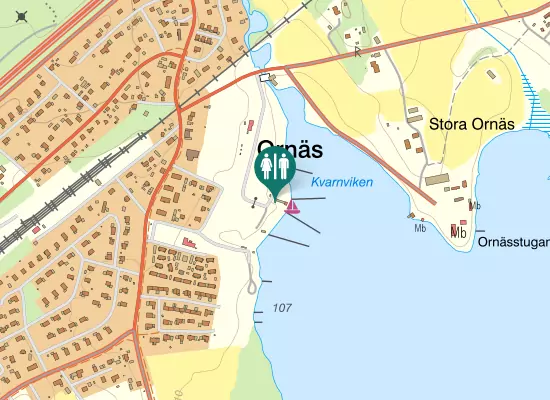 Karta over Tomnäsvägen 10
