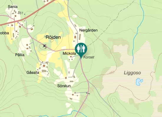 Karta over Finnskogleden
