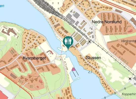Karta over Strandvägen