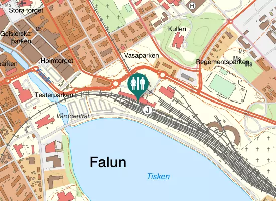 Karta over Promenaden
