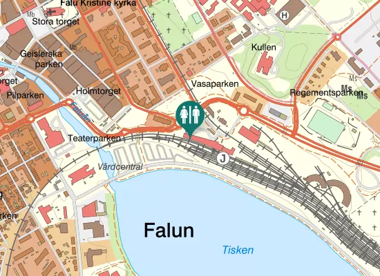 Karta over Rödbrorondellen