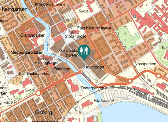 Karta over Östra Hamngatan 8