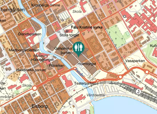 Karta over Östra Hamngatan 8