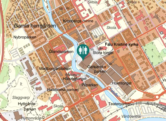 Karta over Kristinegatan
