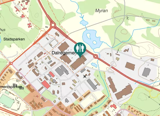 Karta over Bataljonsvägen 11