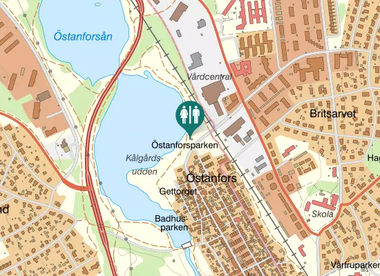 Karta over Tegelvägen