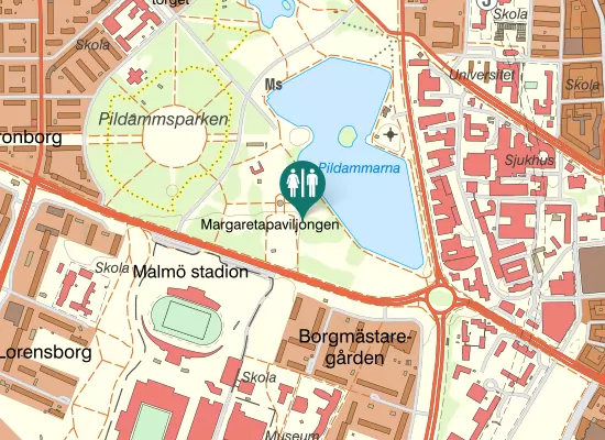 Karta over John Ericssons väg
