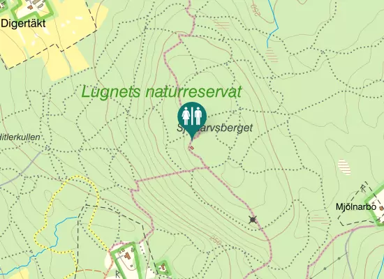 Karta over Stugstigen