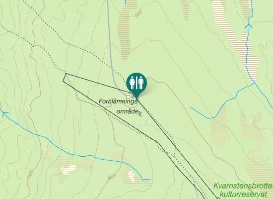 Karta over Kavarnstensbrottsvägen