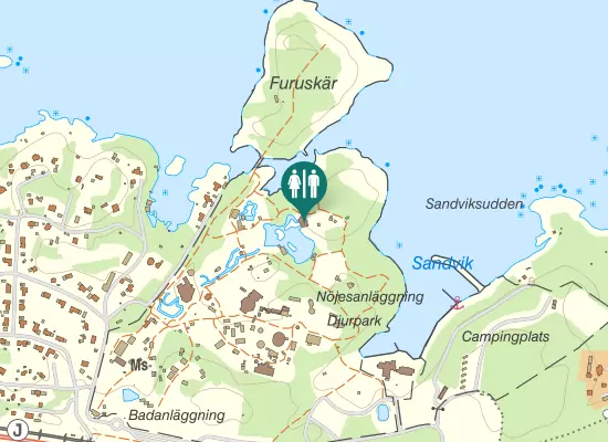 Karta over Spireavägen