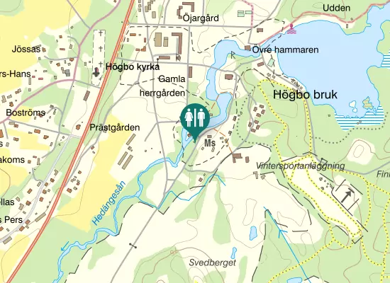 Karta over Daniel Tilas väg