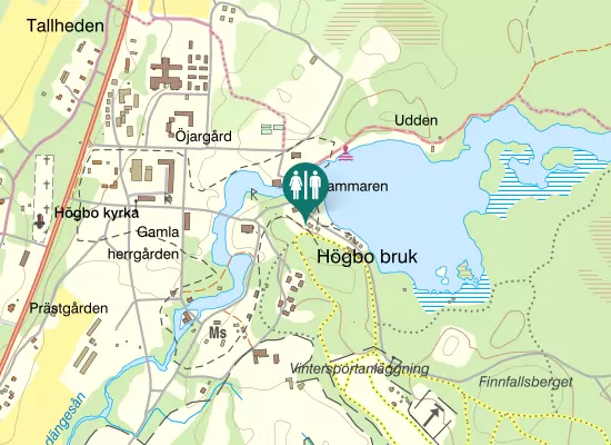 Karta over Gruvvägen