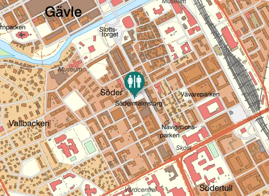 Karta over Södermalmstorg
