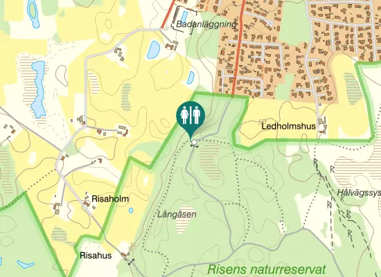 Karta over Rådjursstigen