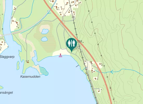 Karta over Badvägen