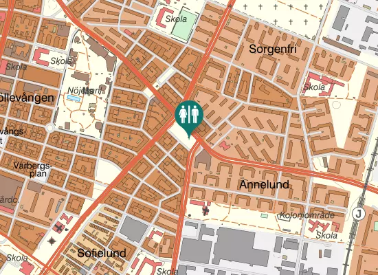 Karta over Nobeltorget