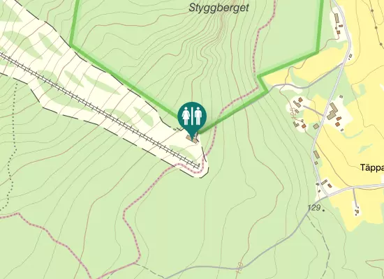 Karta over Styggberget