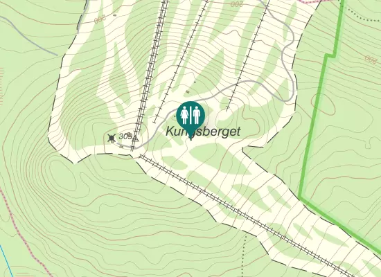Karta over Kungenskurva summer trail