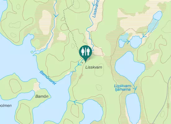 Karta over Lisskvarnvägen