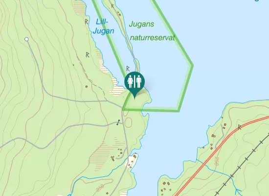 Karta over Inlandsvägen