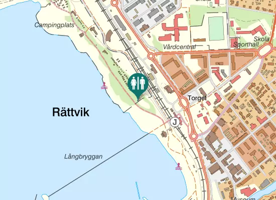 Karta over Långbryggevägen 4