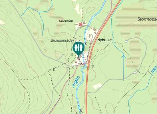 Karta over Siljansleden