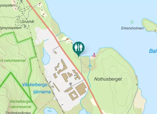 Karta över Balungstrand