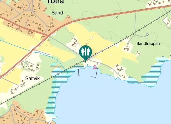 Karta over Sandtrappan