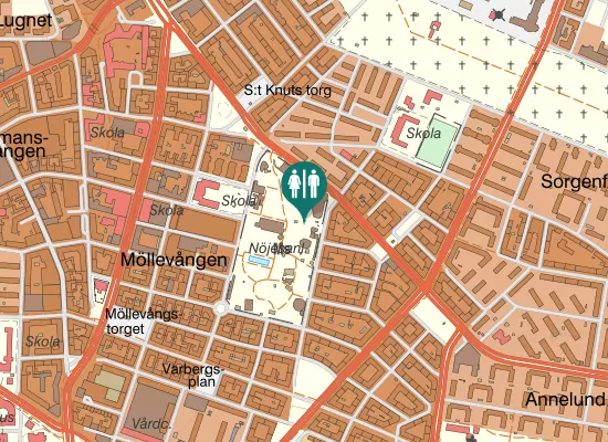 Karta över Falsterbogatan