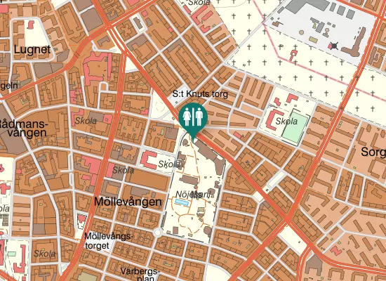 Karta over Amiralsgatan