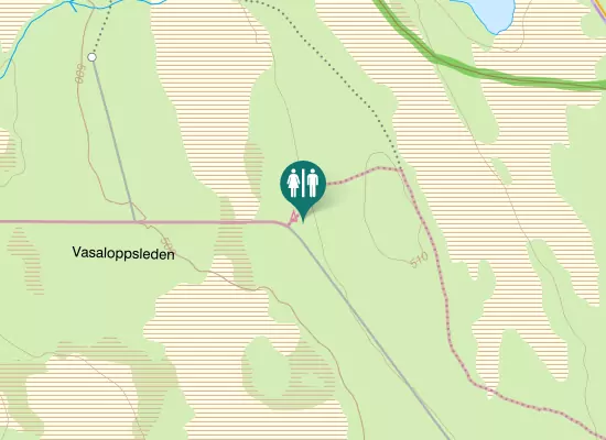 Karta over Vasaloppsleden