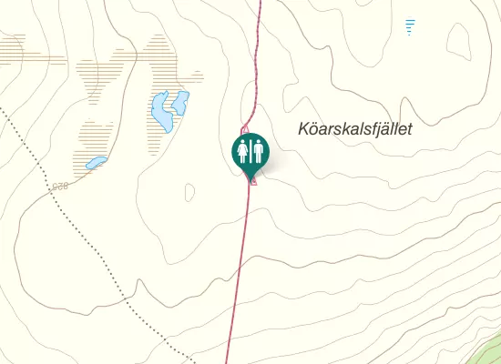 Karta over Kungsleden