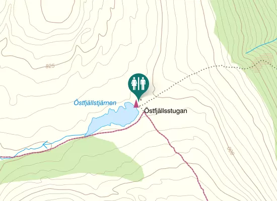 Karta over Kungsleden