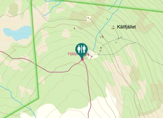 Karta over Kungsleden