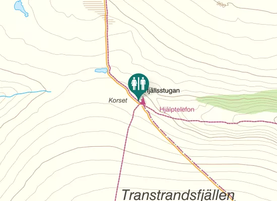 Karta over Kungsleden