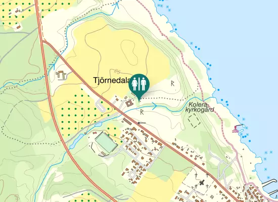 Karta over Tjörnedalavägen