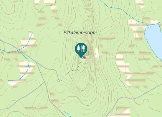 Karta over Pilkavägen