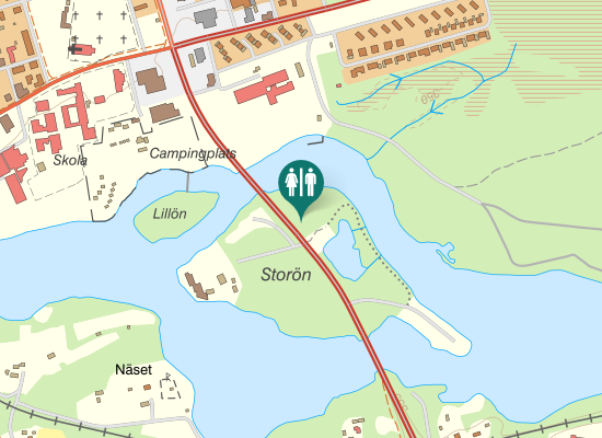 Karta över Ljusnegatan