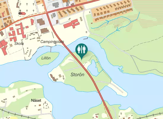 Karta over Ljusnegatan
