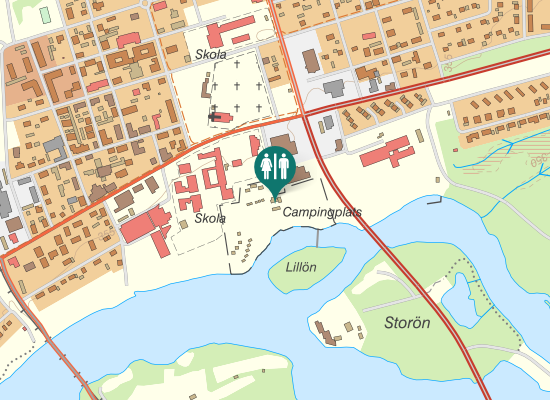 Karta över Kyrkogränd 1