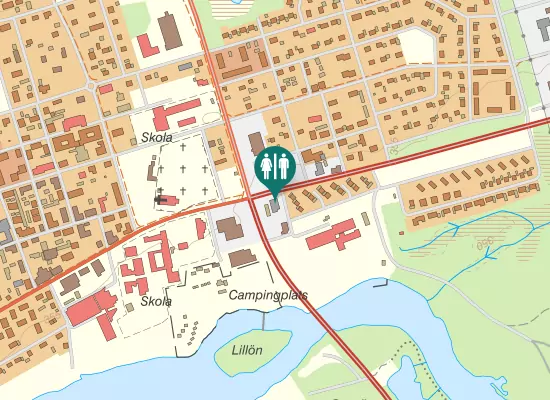 Karta over Vallarvägen