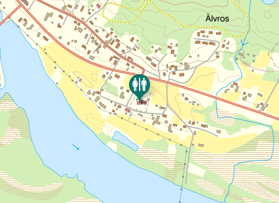 Karta över Inlandsvägen