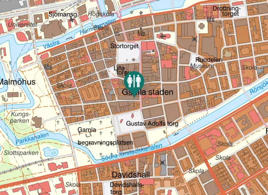 Karta over Per Weijersgatan