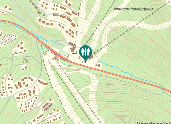 Karta over Nya Landsvägen