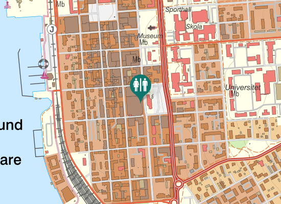 Karta över Kyrkgatan