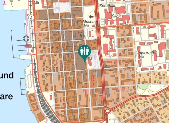 Karta over Kyrkgatan