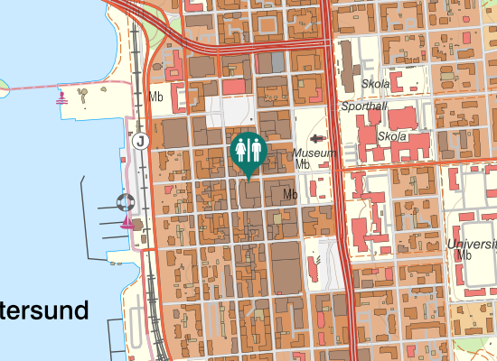 Karta över Biblioteksgatan