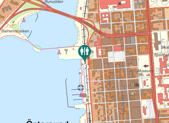 Karta över Samuel Permans gata